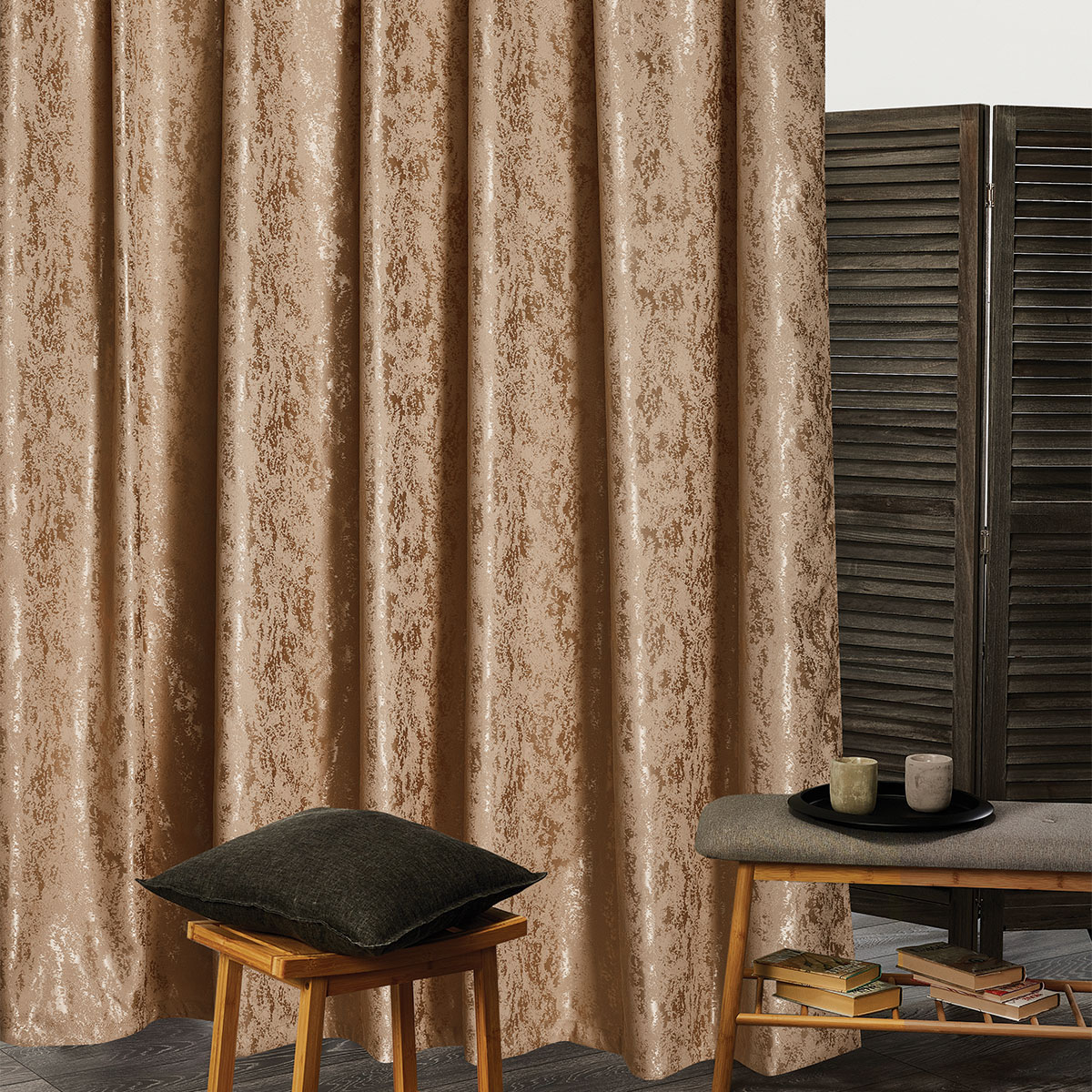 Κουρτίνα Συσκότισης (140×260) Με Τρουκς Whitegg K068