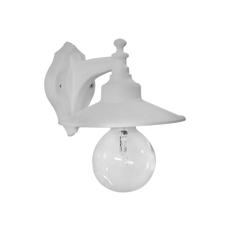 Απλίκα - Φανάρι Εξωτερικού Χώρου Heronia Petra 07-1236 White