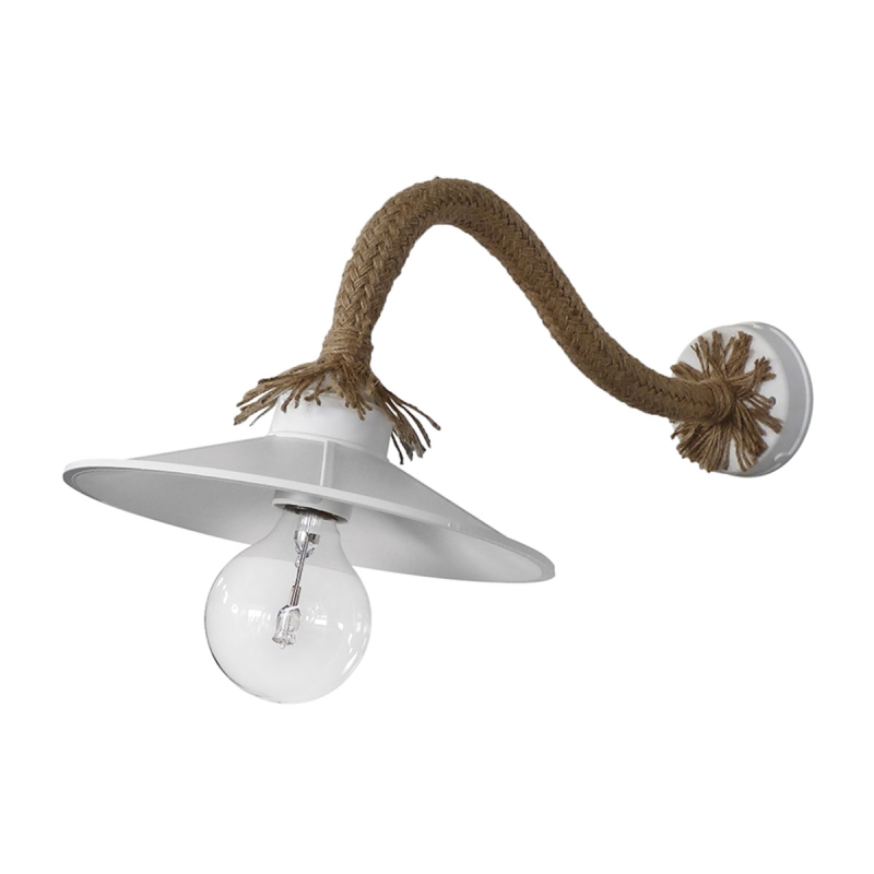 Απλίκα Τοίχου Heronia Petra 31-0773 Rope/White