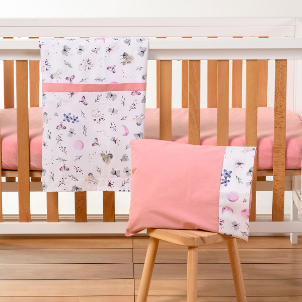 Σεντόνια Κούνιας (Σετ) Abo Flowers & Butterflies