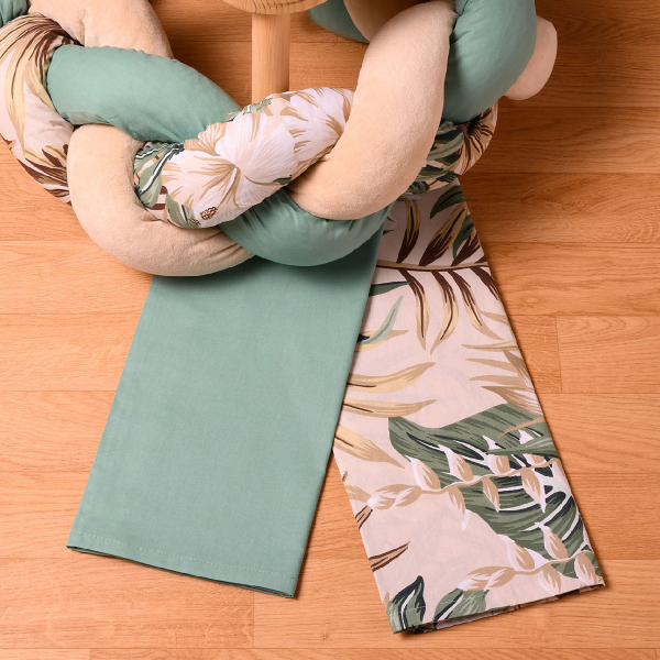 Σεντόνια Λίκνου(Σετ) Abo Tropical Leaves