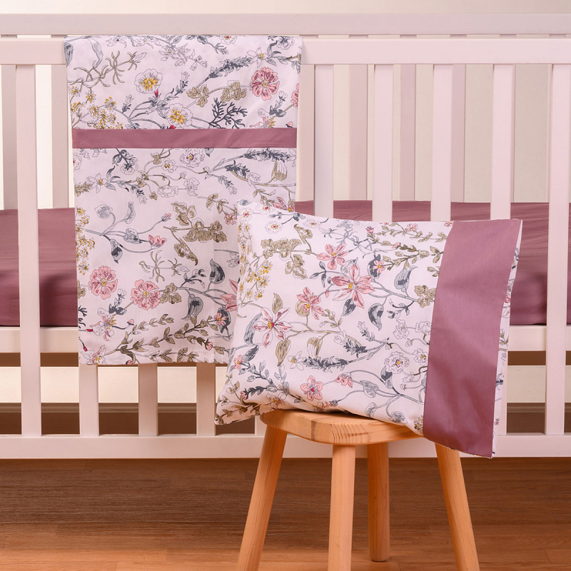 Σεντόνια Κούνιας (Σετ) Abo Flower Garden