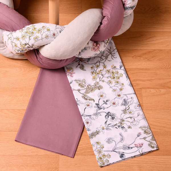 Σεντόνια Λίκνου(Σετ) Abo Flower Garden