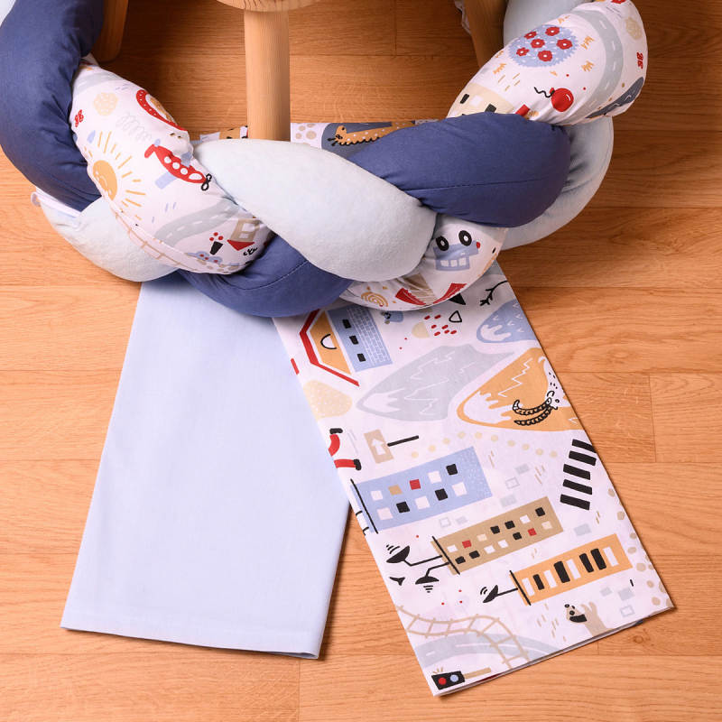 Σεντόνια Λίκνου(Σετ) Abo Boy On Adventure