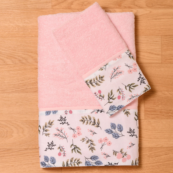 Παιδικές Πετσέτες (Σετ 2τμχ) Abo Flowers & Butterflies 350gsm