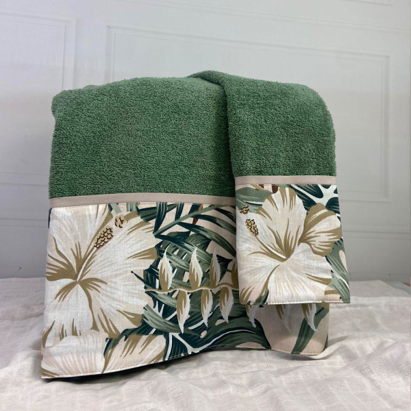 Παιδικές Πετσέτες (Σετ 2τμχ) Abo Tropical Leaves 350gsm