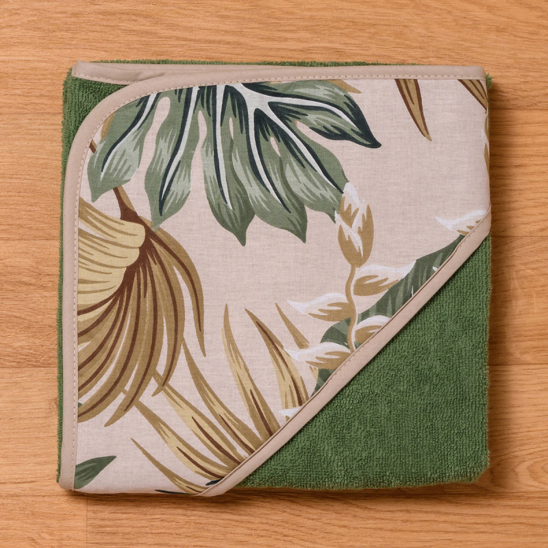 Βρεφική Κάπα (75x75) Abo Tropical Leaves