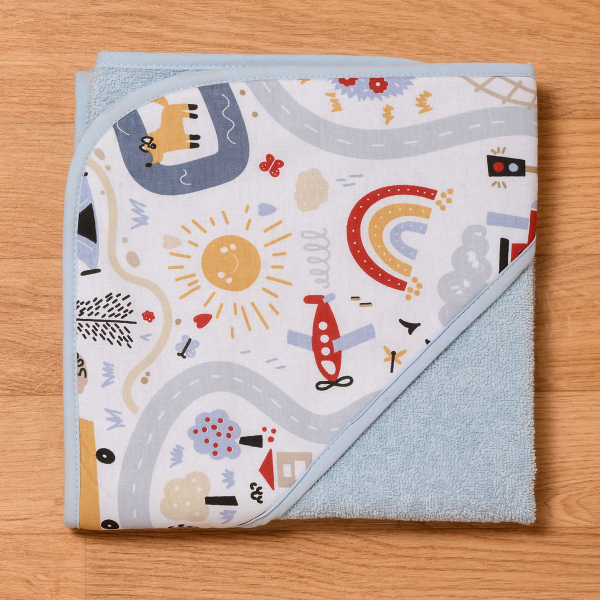 Βρεφική Κάπα (75x75) Abo Boy On Adventure