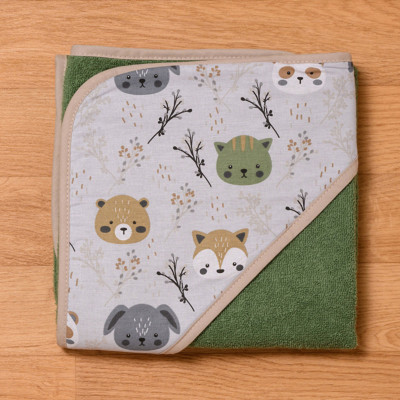 Βρεφική Κάπα (75x75) Abo Forest