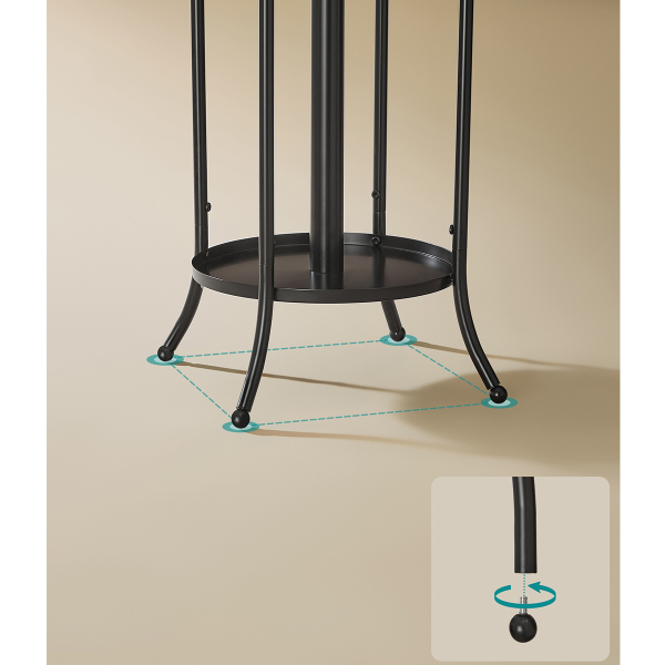 Καλόγερος Ρούχων Με Ομπρελοθήκη (40x40x175) Songmics RCR011B01V1