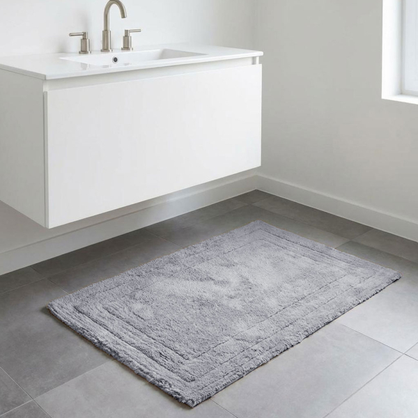 Πατάκι Μπάνιου (55x85) Ravelia Cadre L.Grey