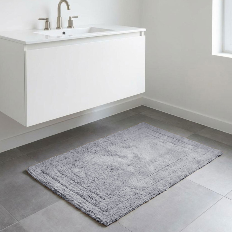 Πατάκι Μπάνιου (55x85) Ravelia Cadre L.Grey