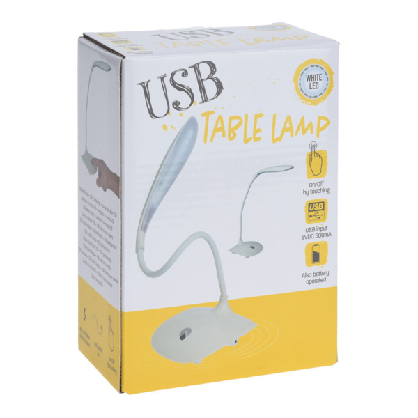 Πορτατίφ Αφής Με USB K-M White FC4500460