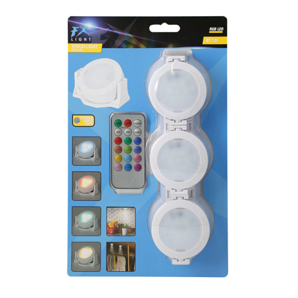 Διακοσμητικά Φωτιστικά LED Με Τηλεχειριστήριο (3τμχ) K-M 109100400