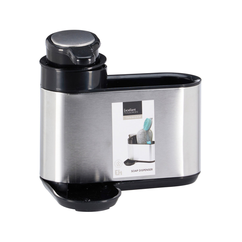 Δοχείο Υγρού Πιάτων + Θήκη Για Σφουγγάρι K-M 170494370