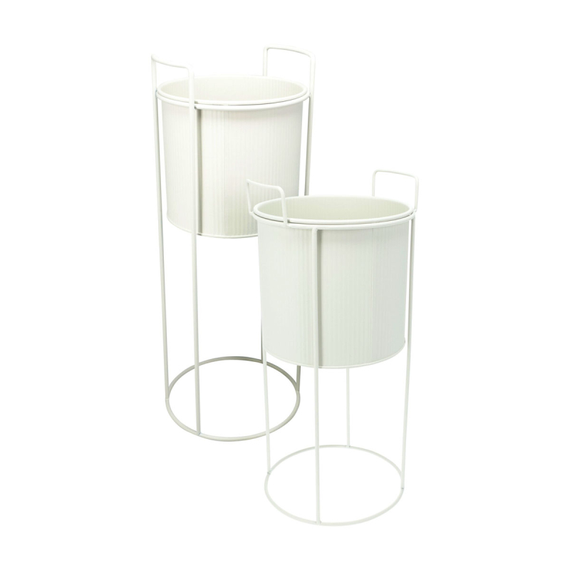 Κασπώ Με Βάση (Σετ 2τμχ) K-M White FZ1002280