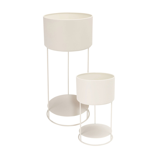 Κασπώ Με Βάση (Σετ 2τμχ) K-M White FZ1002310