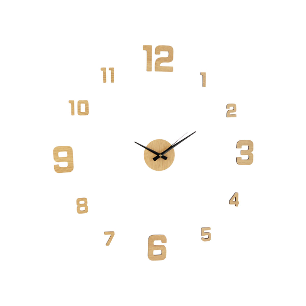 Ρολόι Τοίχου Αυτοκόλλητο K-M KL9000010