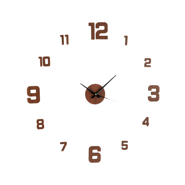 Ρολόι Τοίχου Αυτοκόλλητο K-M KL9000020