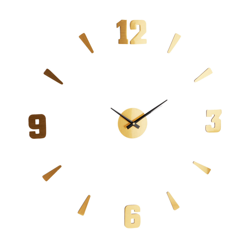 Ρολόι Τοίχου Αυτοκόλλητο K-M KL9000040