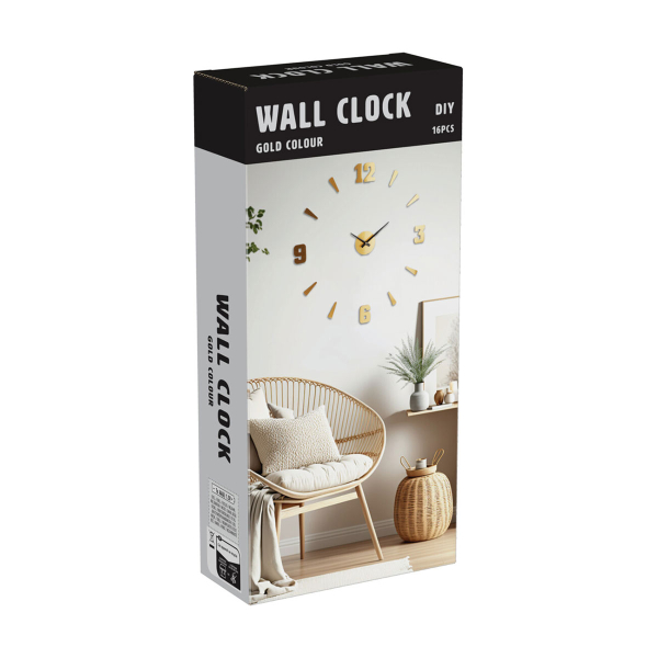 Ρολόι Τοίχου Αυτοκόλλητο K-M KL9000040