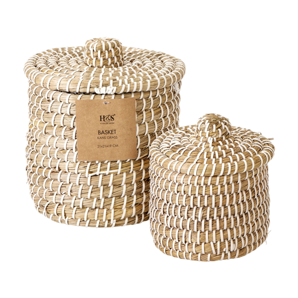 Καλάθια Αποθήκευσης (Σετ 2τμχ) K-M BD2000690