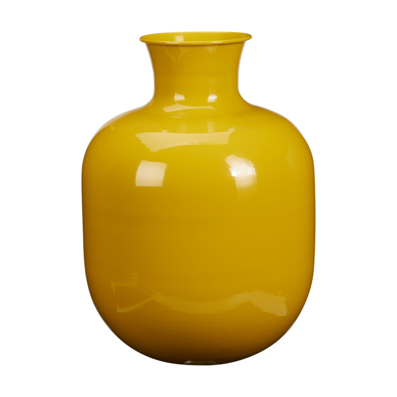 Διακοσμητικό Βάζο (Φ30x41) K-M Shiny Yellow FZ1002590