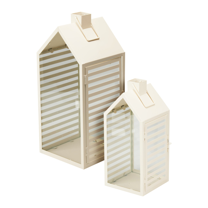 Φανάρια (2τμχ) K-M Off White NB1251550