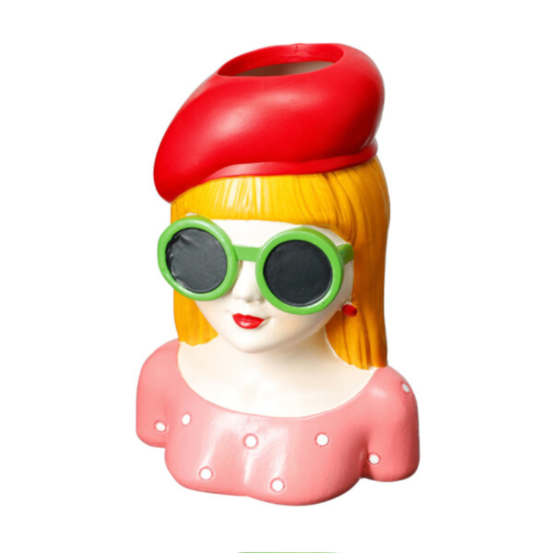 Διακοσμητικό Βάζο (13.8x10.5x19.5) K-M Blonde Hair NB1250780