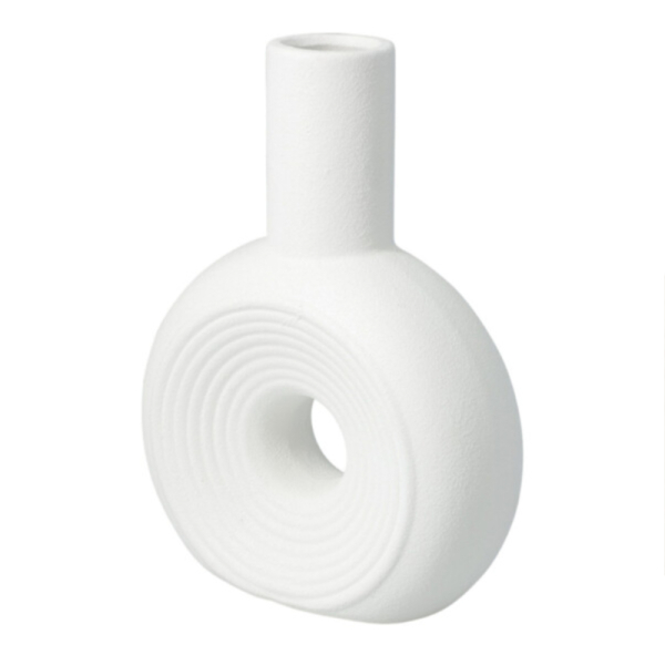 Διακοσμητικό Βάζο (14.5x6x20) K-M White 095903100