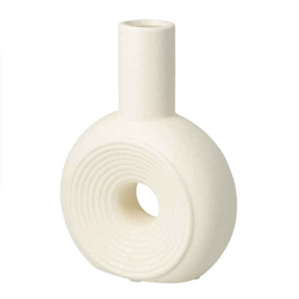 Διακοσμητικό Βάζο (14.5x6x20) K-M Ecru 095903100