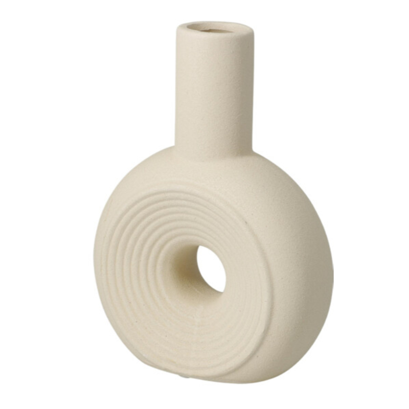 Διακοσμητικό Βάζο (14.5x6x20) K-M Beige 095903100