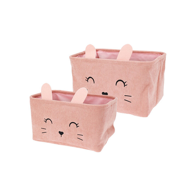 Καλάθια Αποθήκευσης (Σετ 2τμχ) K-M Bunny HZ1993160