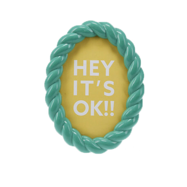 Κορνίζα (10x15) K-M Oval Turqoise HZ5000100