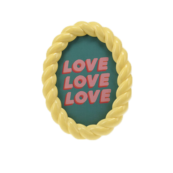 Κορνίζα (10x15) K-M Oval Yellow HZ5000100