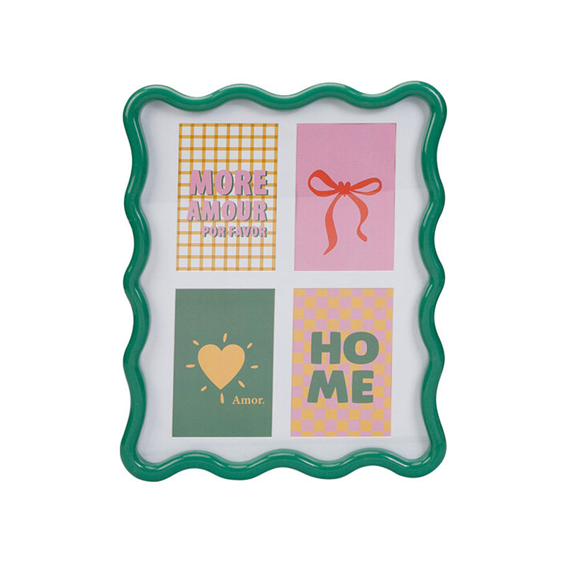 Κορνίζα 4 Θέσεων (30x1.8x38) K-M Wavy Green HZ5000190