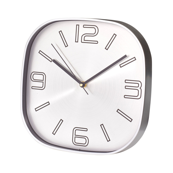 Ρολόι Τοίχου (28x4x28) K-M Gunmetal 837362610