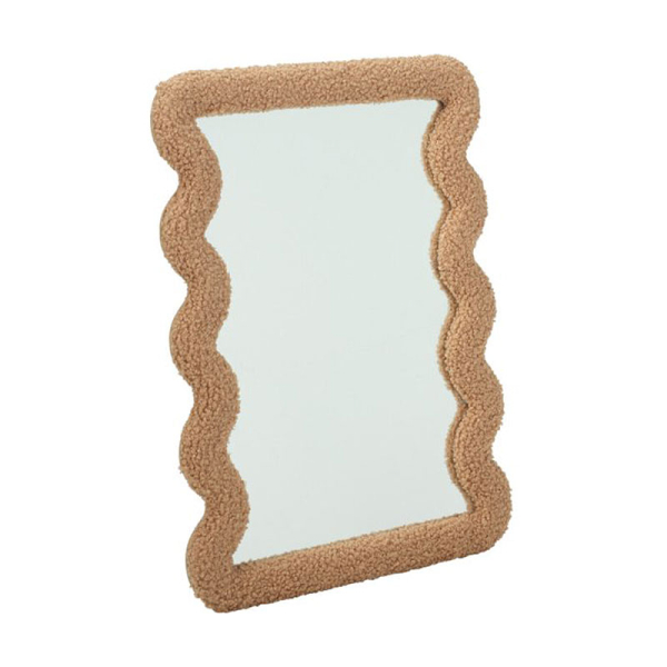 Διακοσμητικός Καθρέφτης Τοίχου (30x40) K-M Teddy Beige HZ1993370