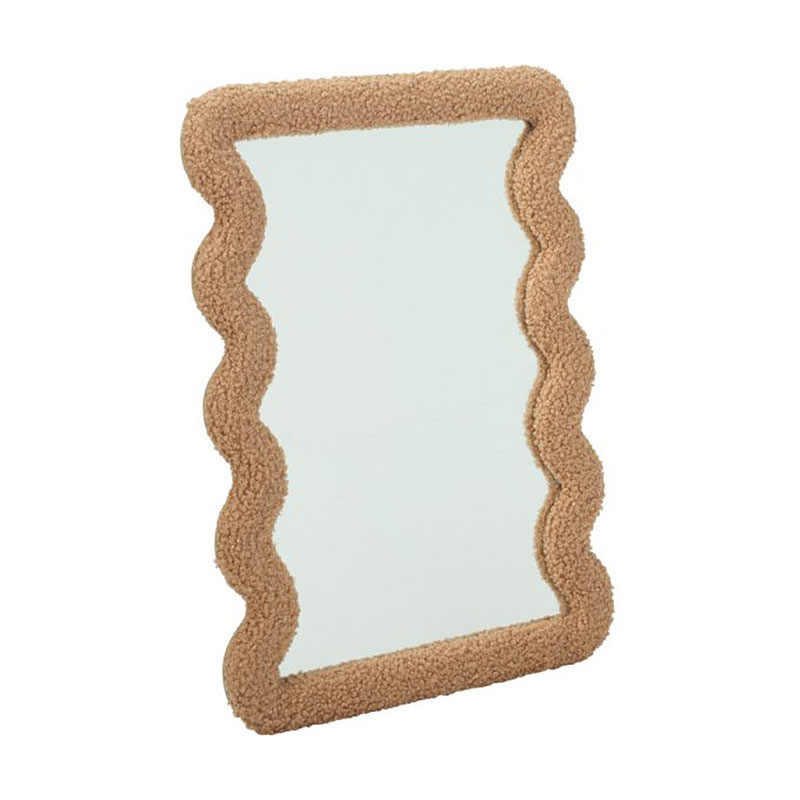 Διακοσμητικός Καθρέφτης Τοίχου (30x40) K-M Teddy Beige HZ1993370
