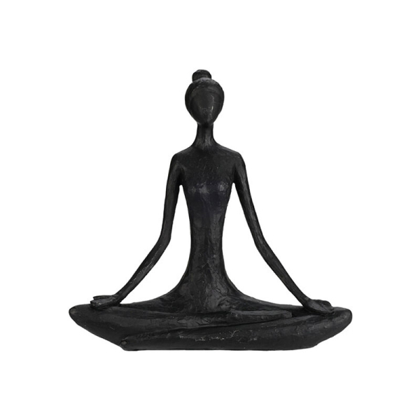Διακοσμητική Φιγούρα Γυναίκα (19x5x18.5) K-M Black 095005130