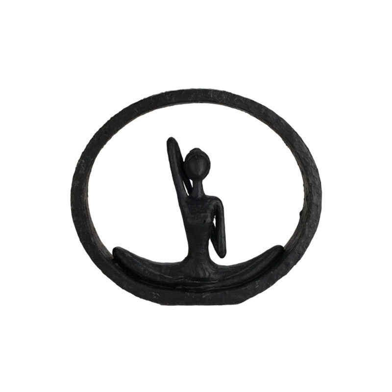 Διακοσμητική Φιγούρα Γυναίκα (22.5x4.5x19.5) K-M Black 095005140