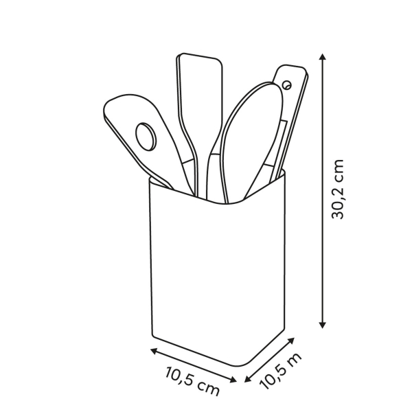 Κουτάλες Μαγειρικής + Βάση (Σετ 5τμχ) F-V Signature 190252