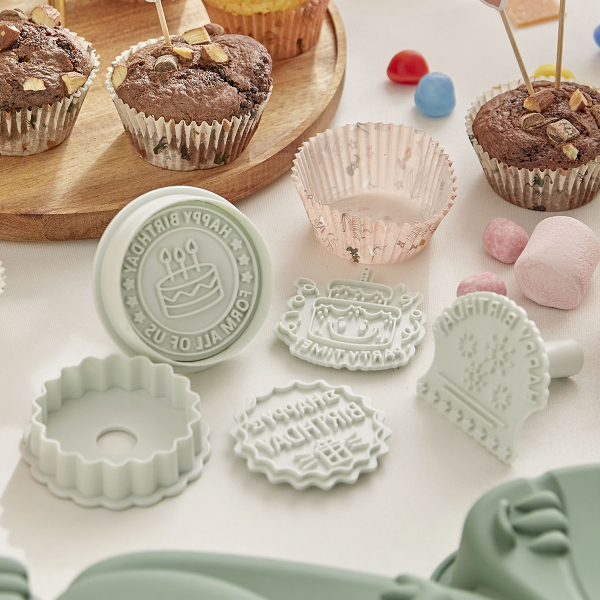 Κουπ Πατ - Σφραγίδες Ζαχαροπλαστικής (Σετ 8τμχ) F-V Birthday Stamps 209698