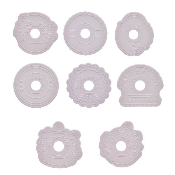 Κουπ Πατ - Σφραγίδες Ζαχαροπλαστικής (Σετ 8τμχ) F-V Birthday Stamps 209698