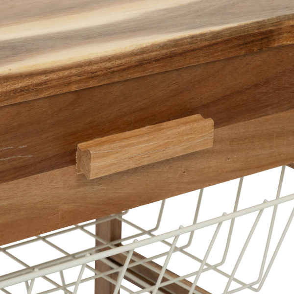 Τραπέζι Κουζίνας Πτυσσόμενο Με Ράφια F-V Eat Up 212813