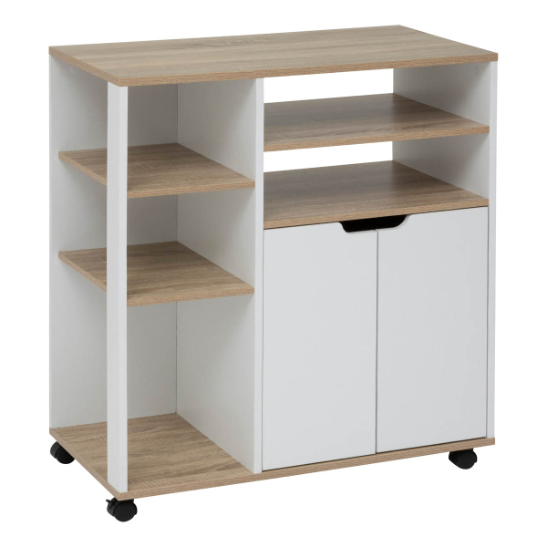 Τρόλεϊ/Ραφιέρα 6 Θέσεων Με Ντουλάπι (76x39.5x85) F-V Eat Up 212817