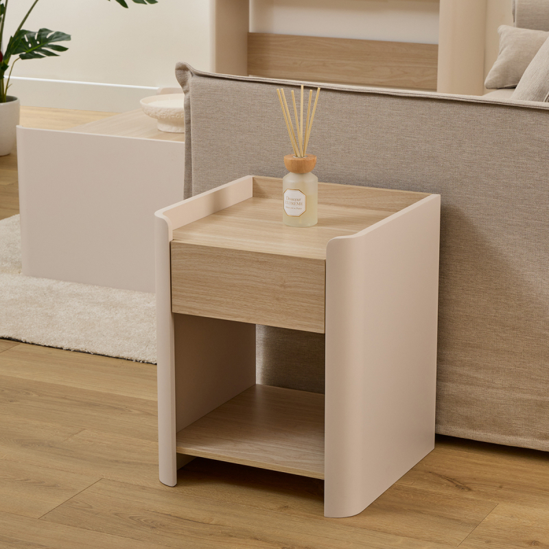 Κομοδίνο Με Συρτάρι & Ράφι (40x40x50) F-V Roundy 212822