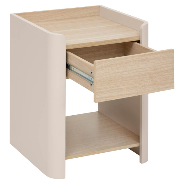 Κομοδίνο Με Συρτάρι & Ράφι (40x40x50) F-V Roundy 212822