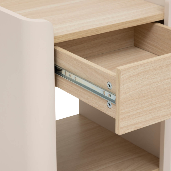 Κομοδίνο Με Συρτάρι & Ράφι (40x40x50) F-V Roundy 212822