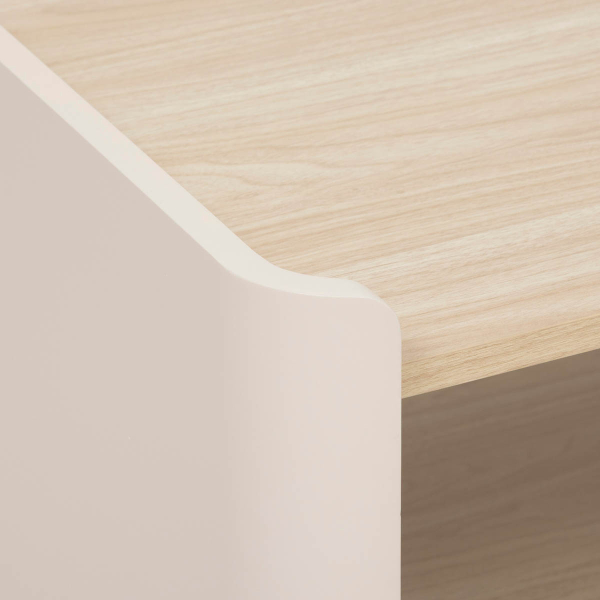 Τραπέζι Σαλονιού Με Ράφι (80x60x40) F-V Roundy 212825